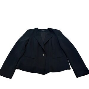 Talbots‎ Black Blazer Size 16 Career Professional Women's Office